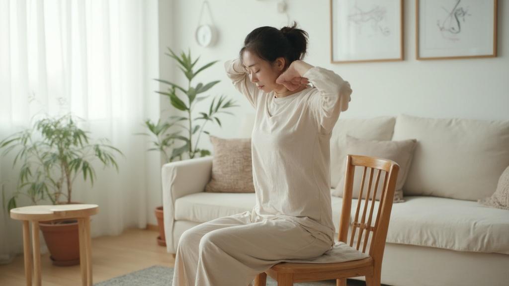 5가지 의자운동으로 건강하고 유연한 몸매 얻기