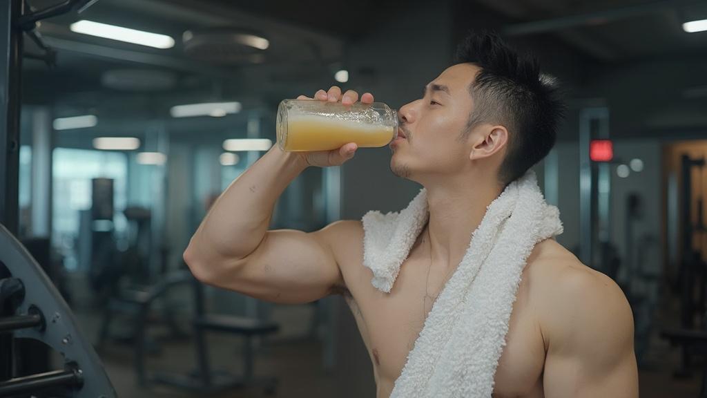 7가지 매력으로 알아보는 헬스장 운동 열심히 하는 남자