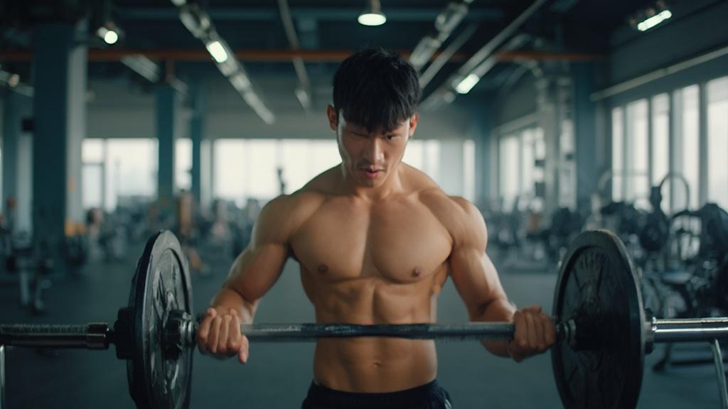 7가지 매력으로 알아보는 헬스장 운동 열심히 하는 남자