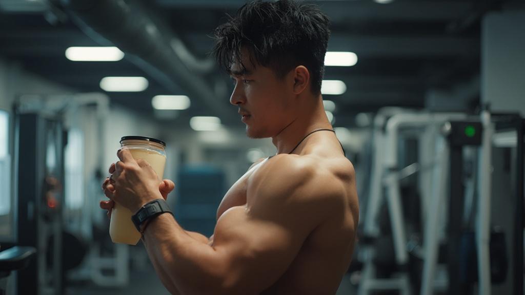 7가지 매력으로 알아보는 헬스장 운동 열심히 하는 남자
