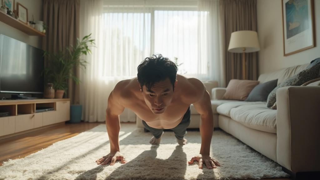 5가지 이유로 집에서 하는 남자 근력운동의 매력!