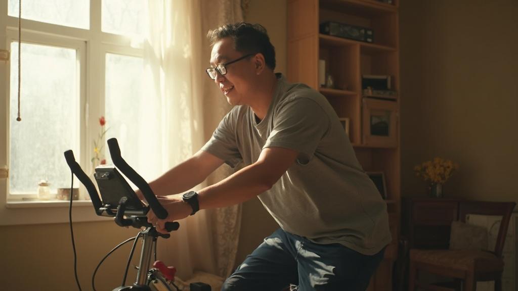 실내자전거 무릎 건강 위한 독특한 운동법 5가지